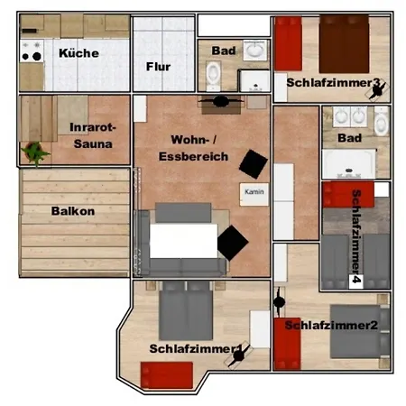 公寓 Appartementhaus Zraunig *